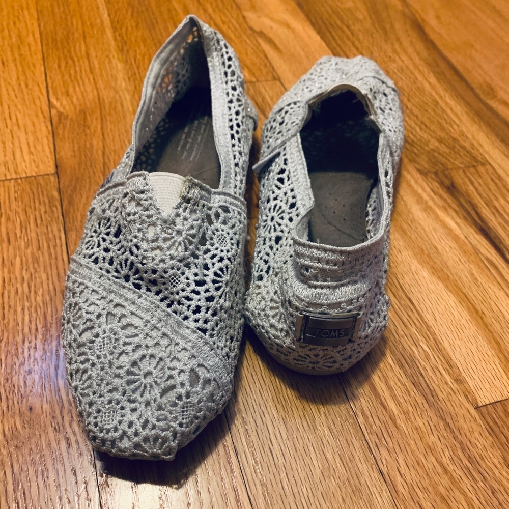 TOMS Classic Crochet shoes.